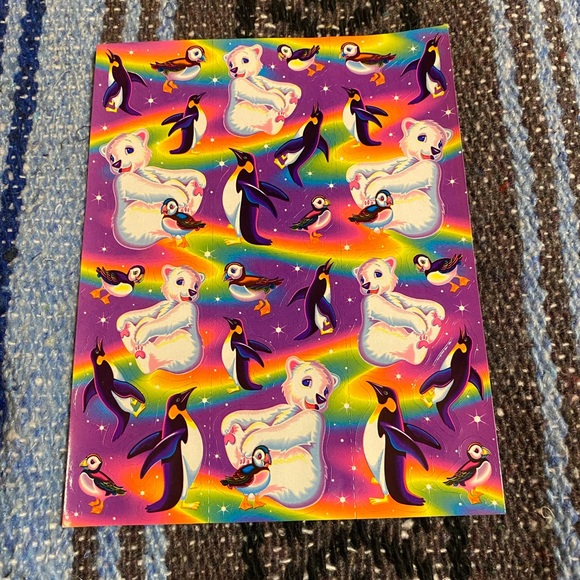 Lisa Frank Sticker Sheet - Picture 1 of 2
